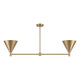 Pharos 2-Light Linear Chandelier