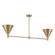 Pharos 2-Light Linear Chandelier