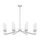 Baker 8-Light Chandelier