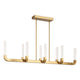Del Mar 8-Light LED Linear Chandelier