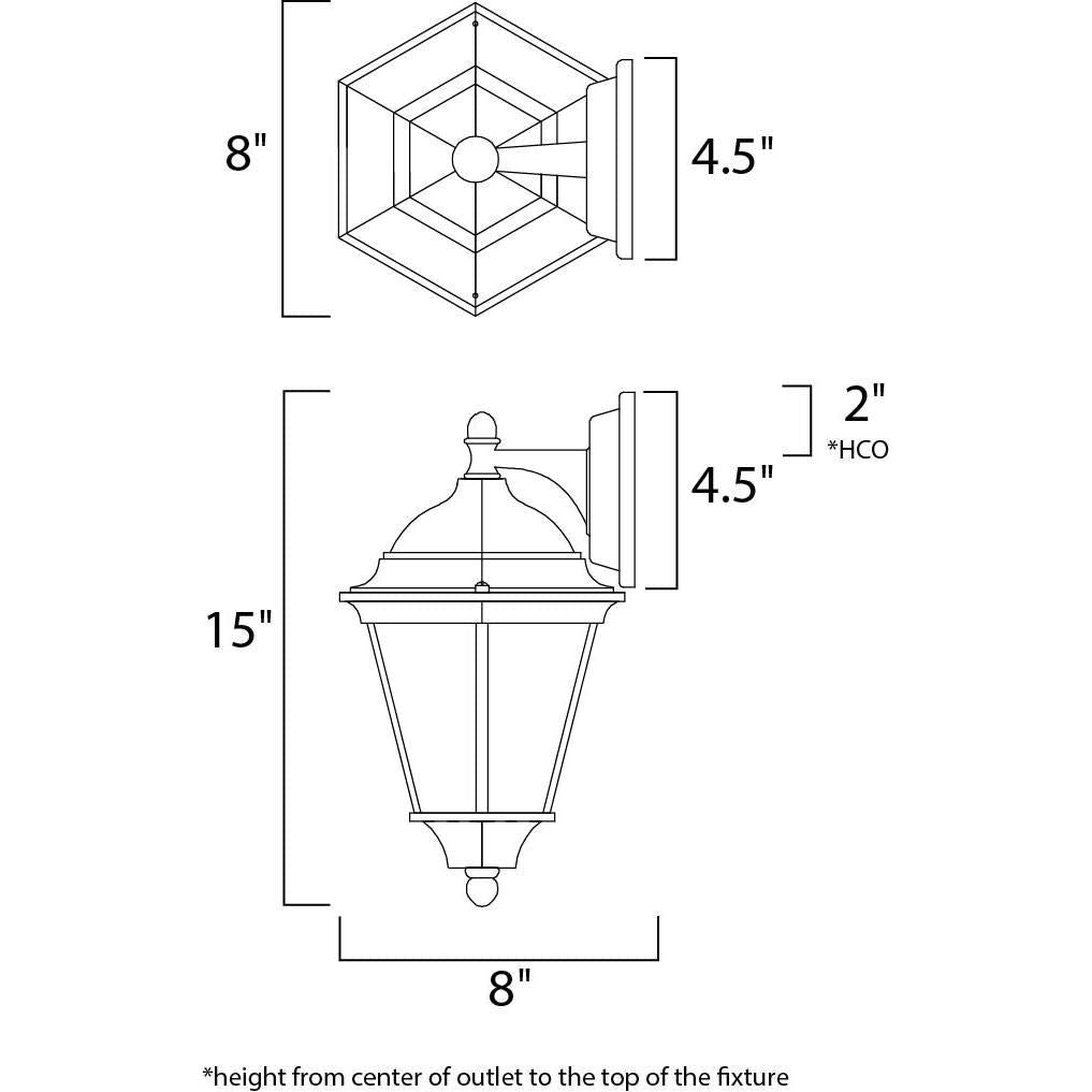 Westlake Cast 1-Light Outdoor Wall Lantern