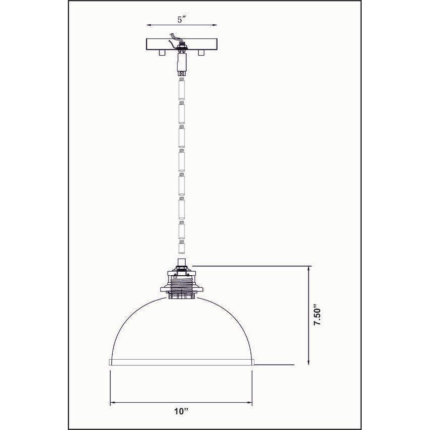 Landry 1-Light 10" Pendant