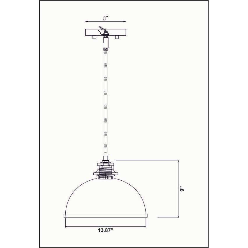 Landry 1-Light 14" Pendant