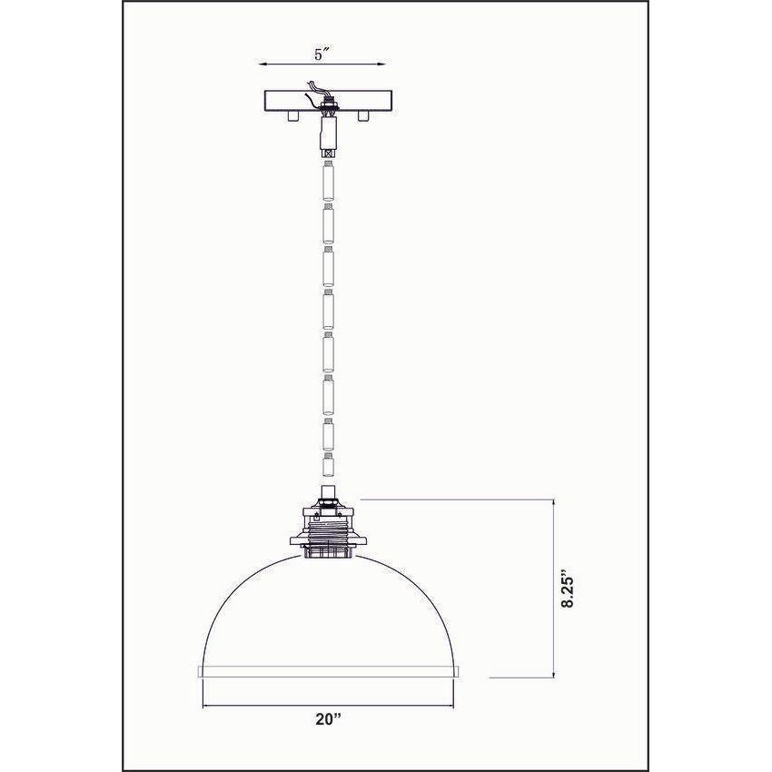 Landry 1-Light 20" Pendant