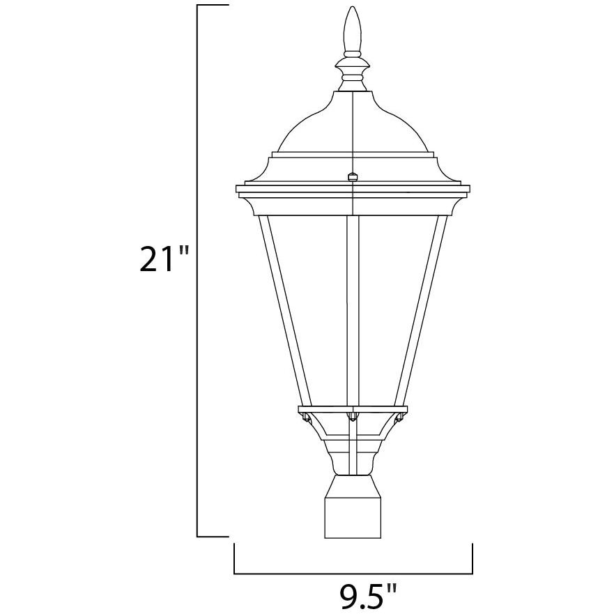 Westlake Cast 1-Light Outdoor Pole / Post Lantern