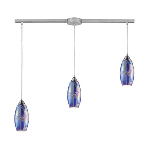 Iridescence 36" Wide 3-Light Pendant