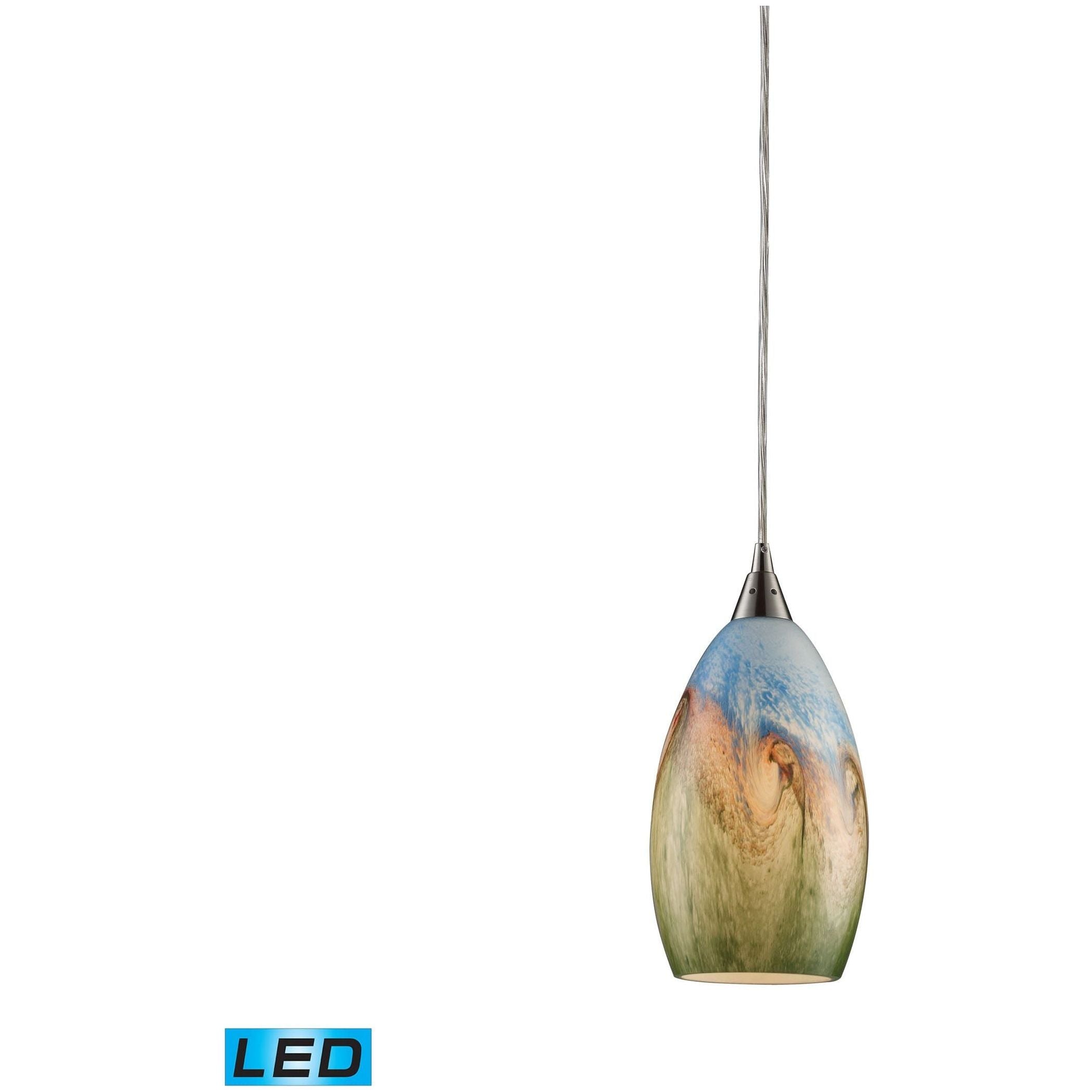 Geologic 6" Wide 1-Light Pendant