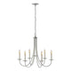 Simple Sweep 6-Arm Chandelier