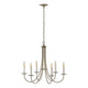 Simple Sweep 6-Arm Chandelier