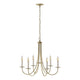 Simple Sweep 6-Arm Chandelier