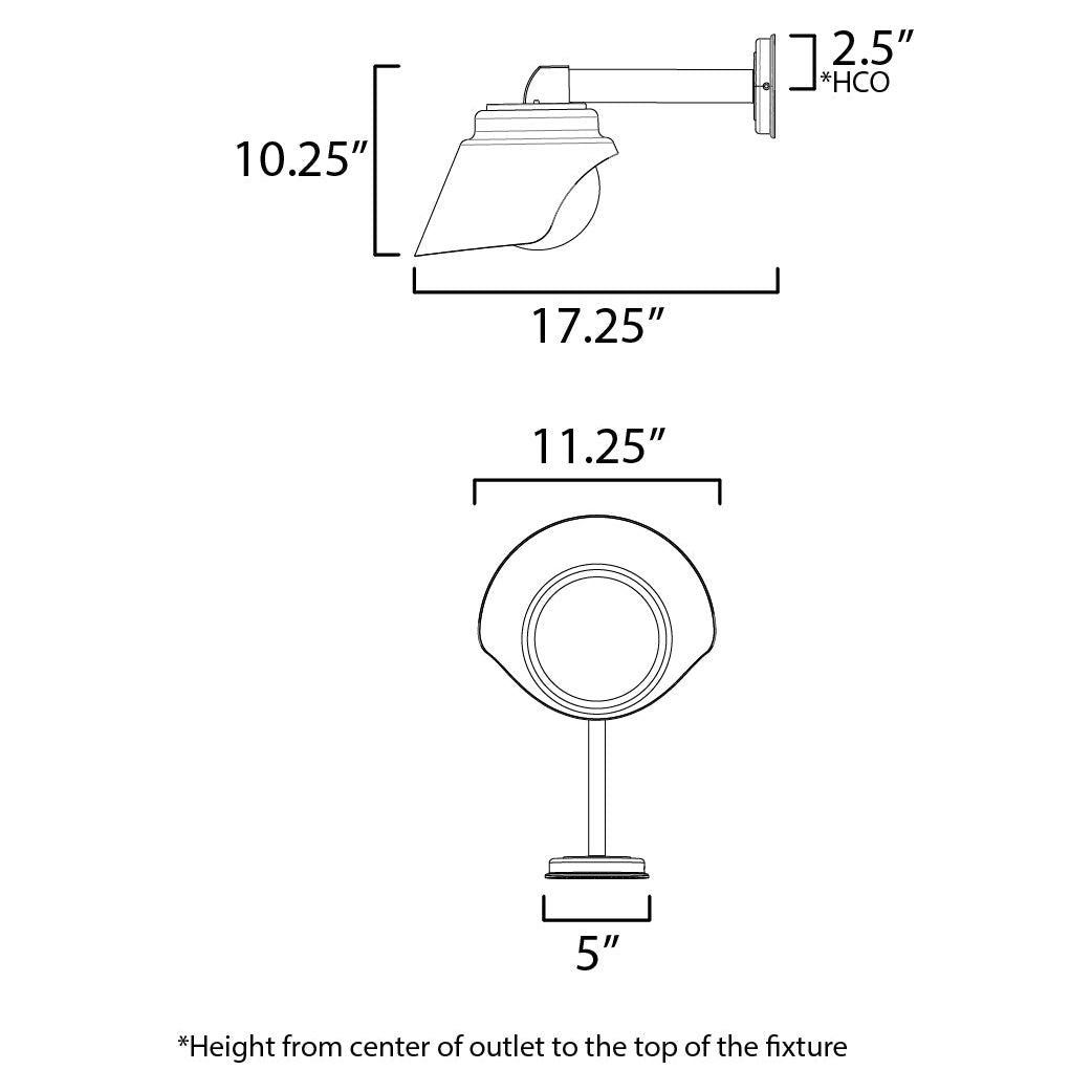 Habit Outdoor Wall Sconce