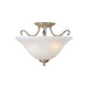 Basix 2-Light Semi-Flush Mount