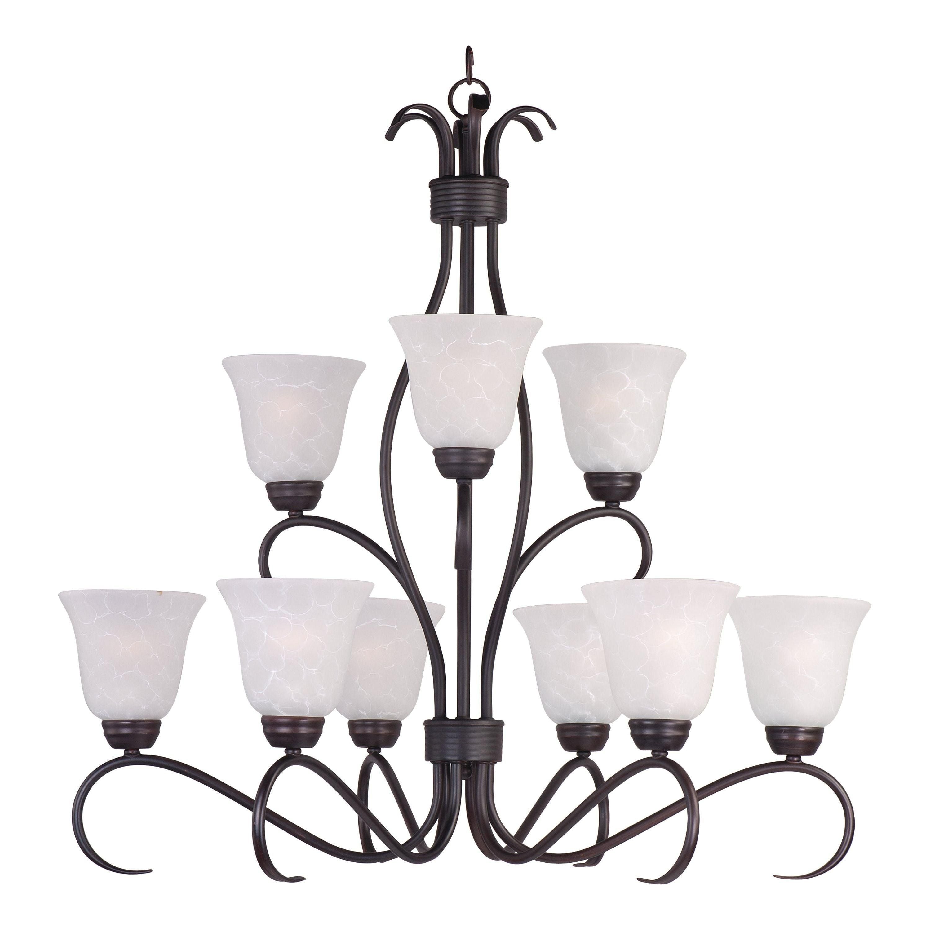 Maxim Lighting - Basix 9-Light Chandelier - Lights Canada