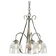Sweeping Taper 3-Arm Chandelier