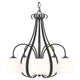 Sweeping Taper 5-Arm Chandelier