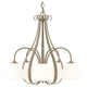 Sweeping Taper 5-Arm Chandelier