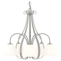 Sweeping Taper 5-Arm Chandelier
