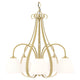 Sweeping Taper 5-Arm Chandelier