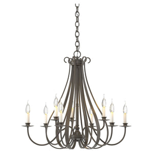 Sweeping Taper Chandelier