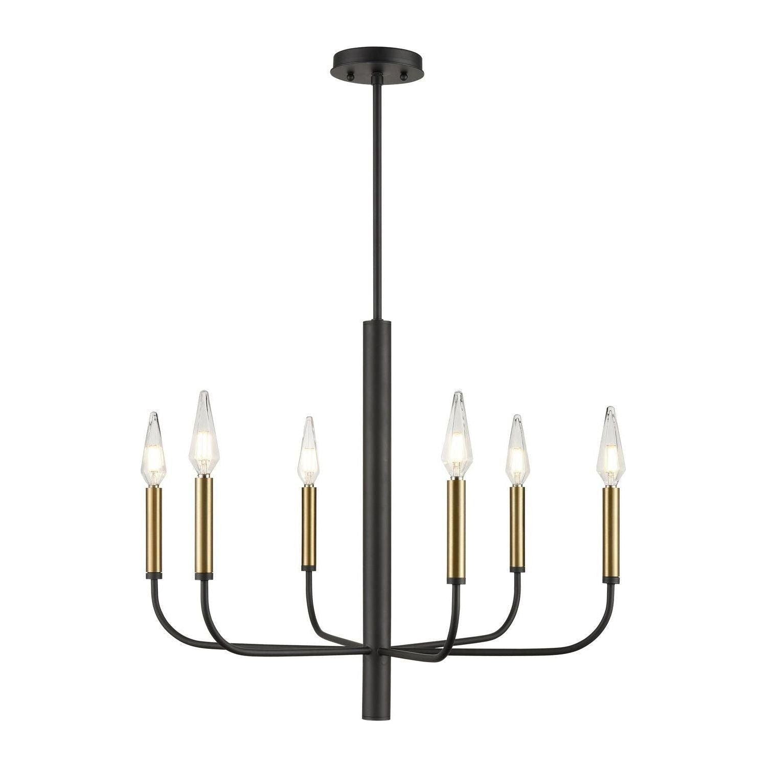DVI - Olivia 6 Light Chandelier - Lights Canada