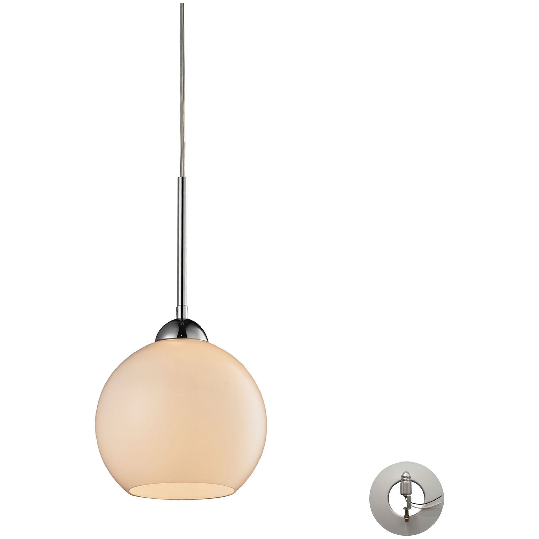 Cassandra 8" Wide 1-Light Pendant