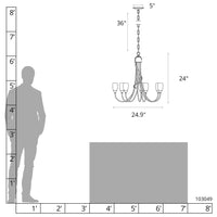 Flora 7-Arm Chandelier