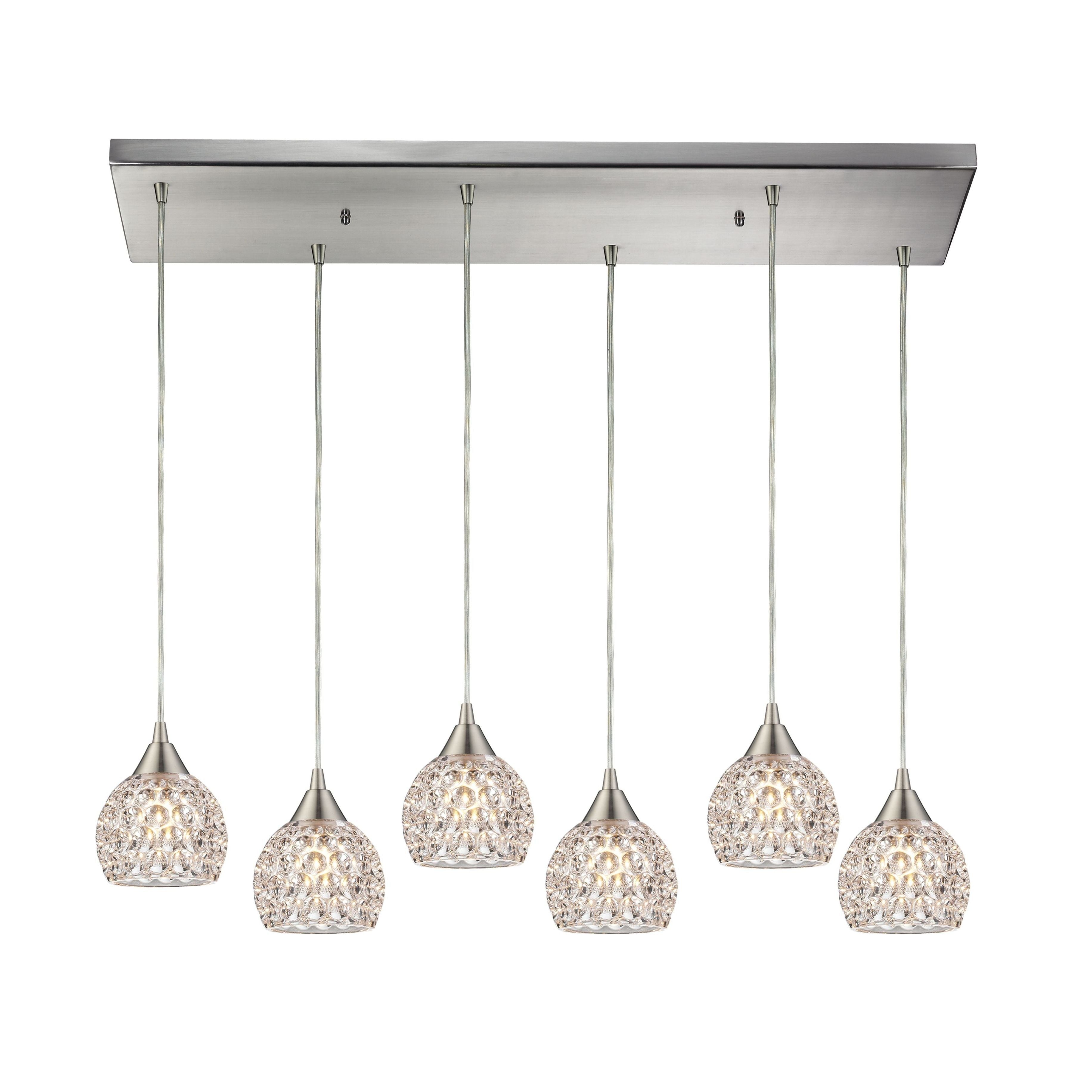 Kersey 30" Wide 6-Light Pendant