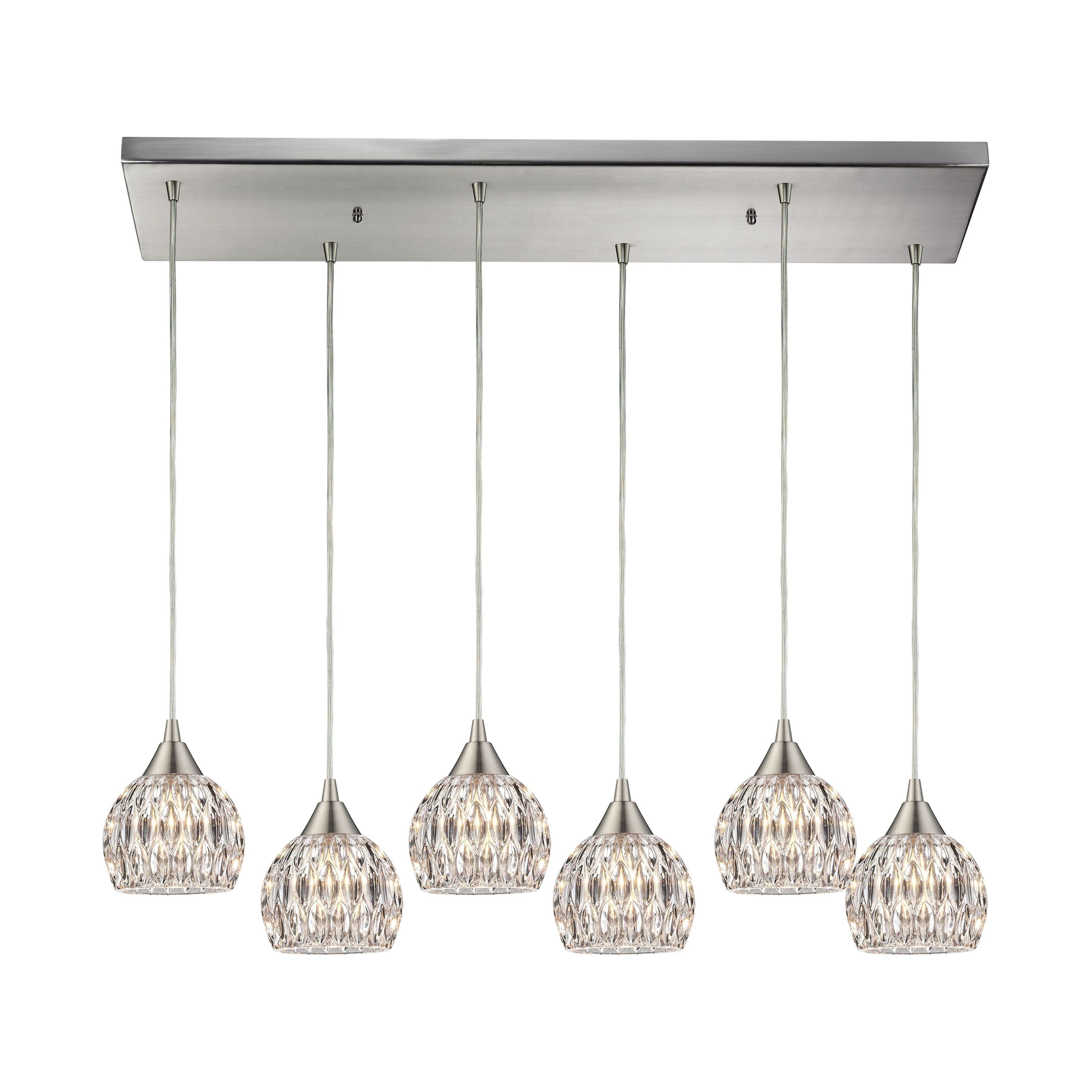 Kersey 30" Wide 6-Light Pendant