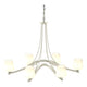 Oval Ribbon 6-Arm Chandelier