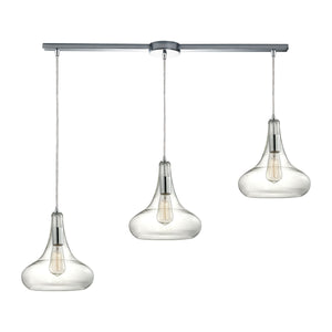 Orbital 36" Wide 3-Light Pendant