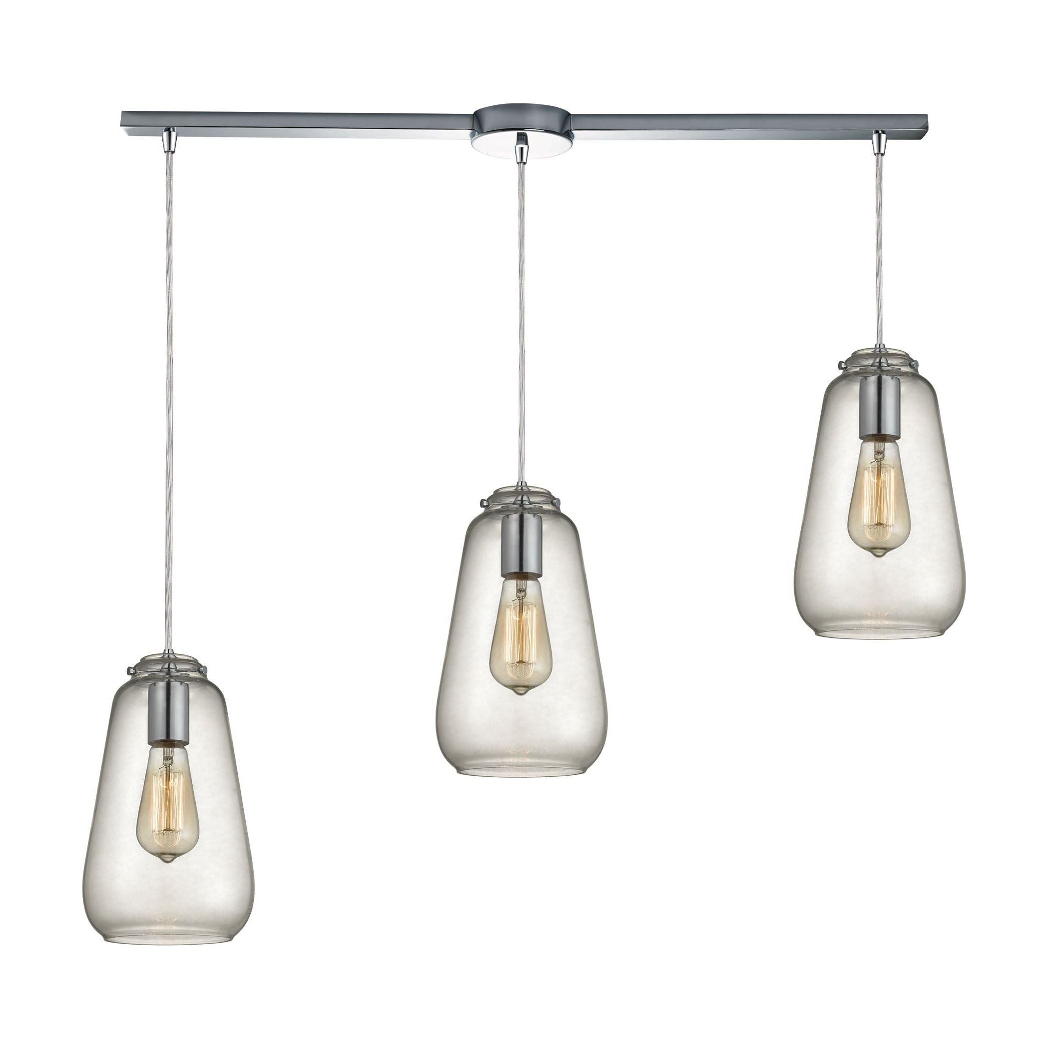 Orbital 36" Wide 3-Light Pendant