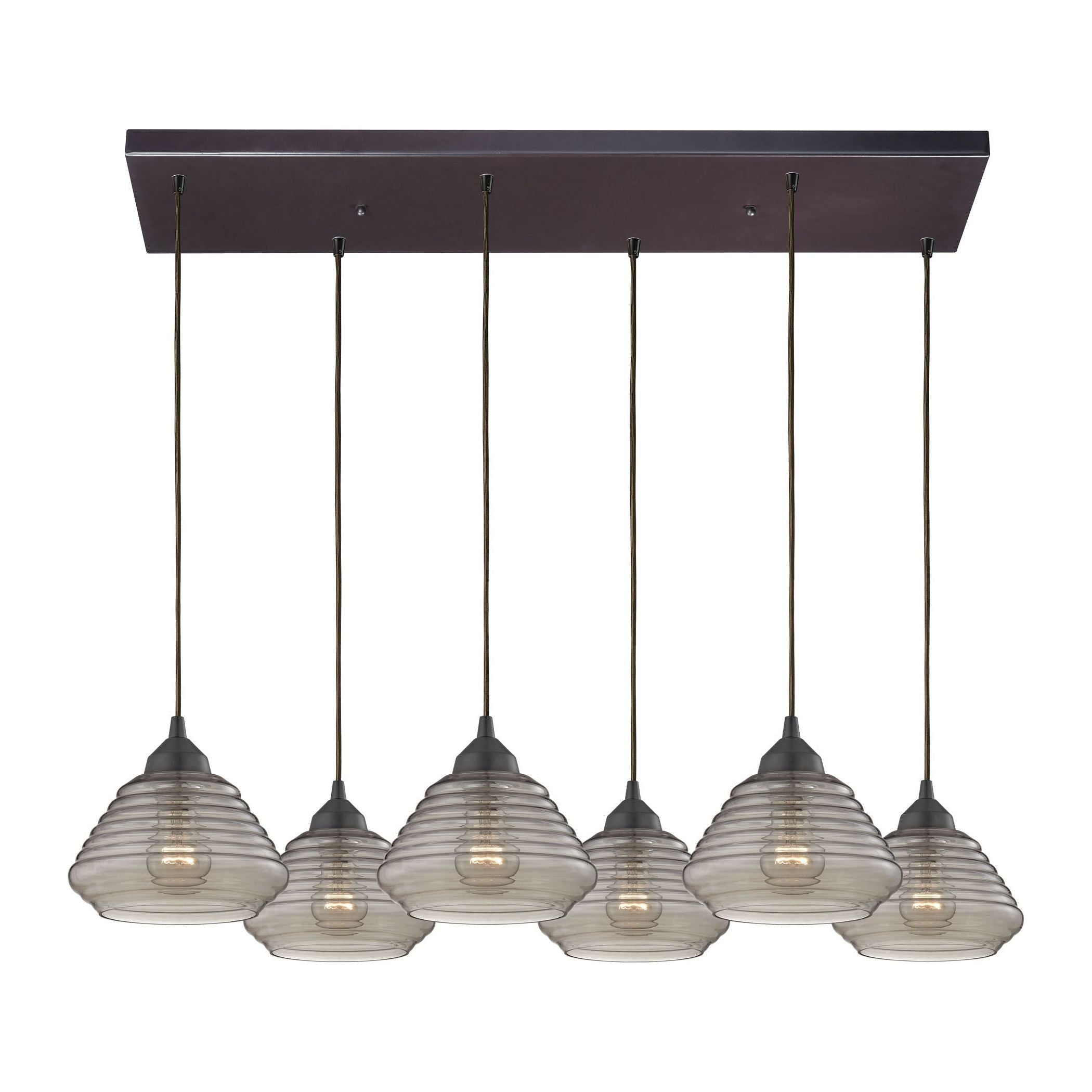 Orbital 30" Wide 6-Light Pendant