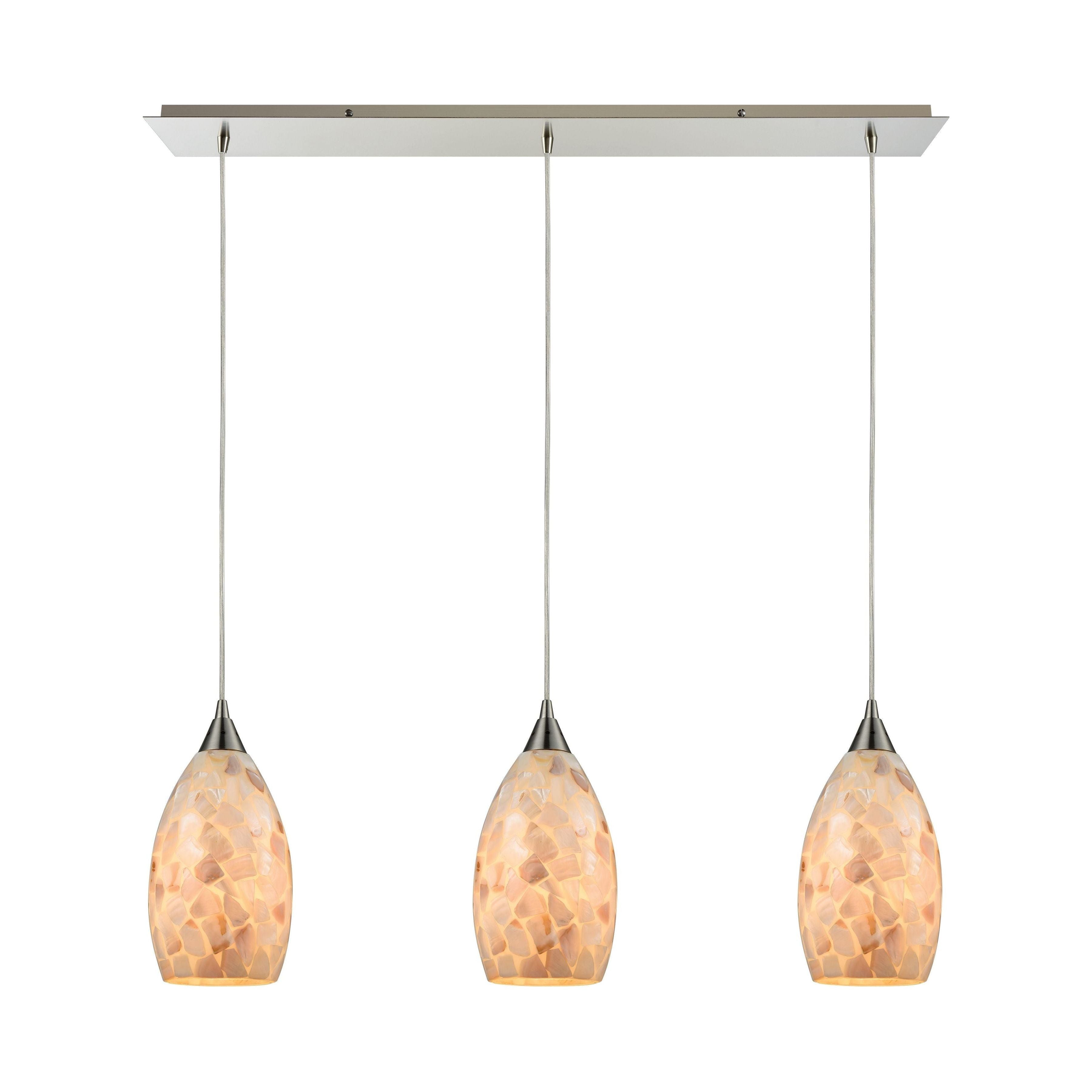 Capri 36" Wide 3-Light Pendant