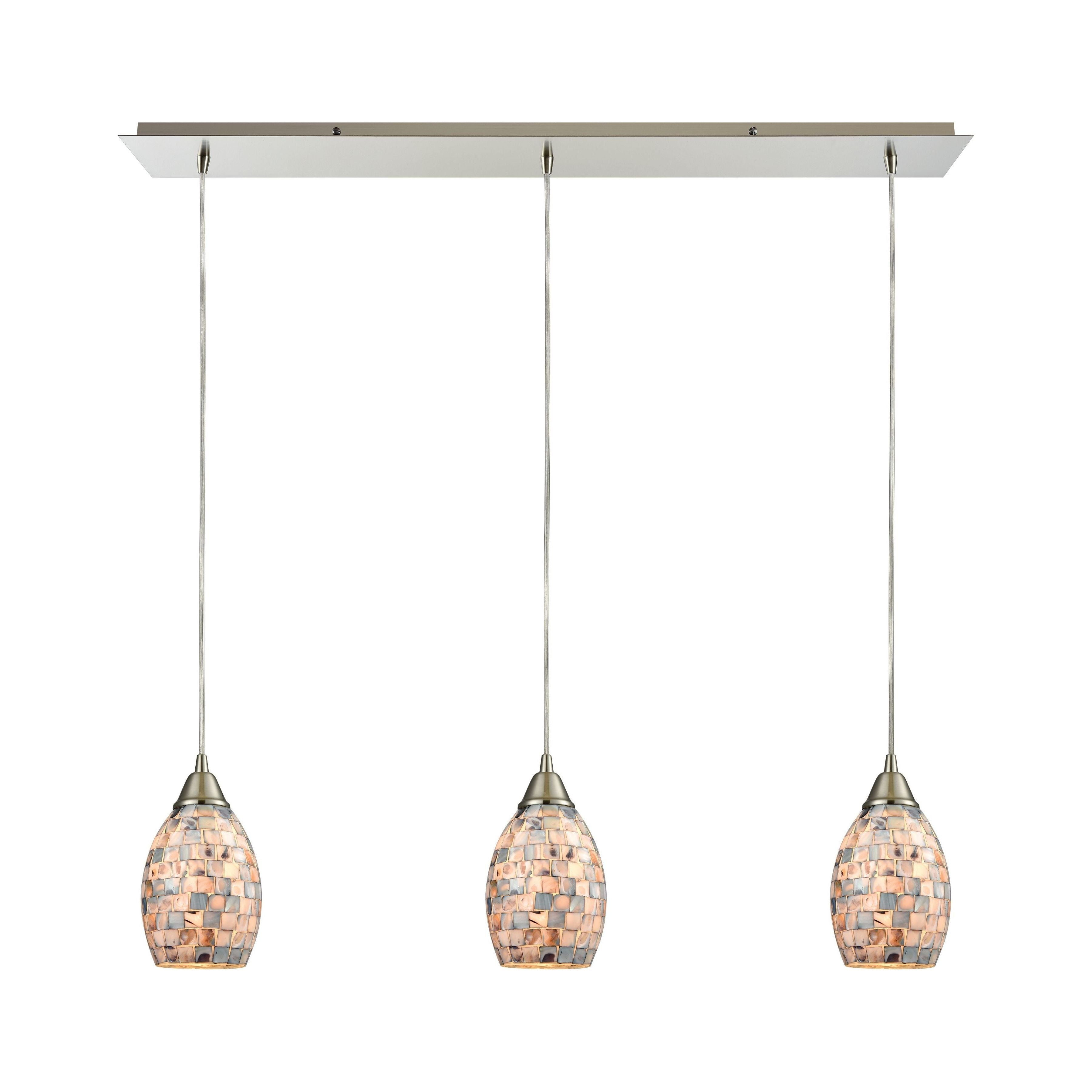 Capri 36" Wide 3-Light Pendant