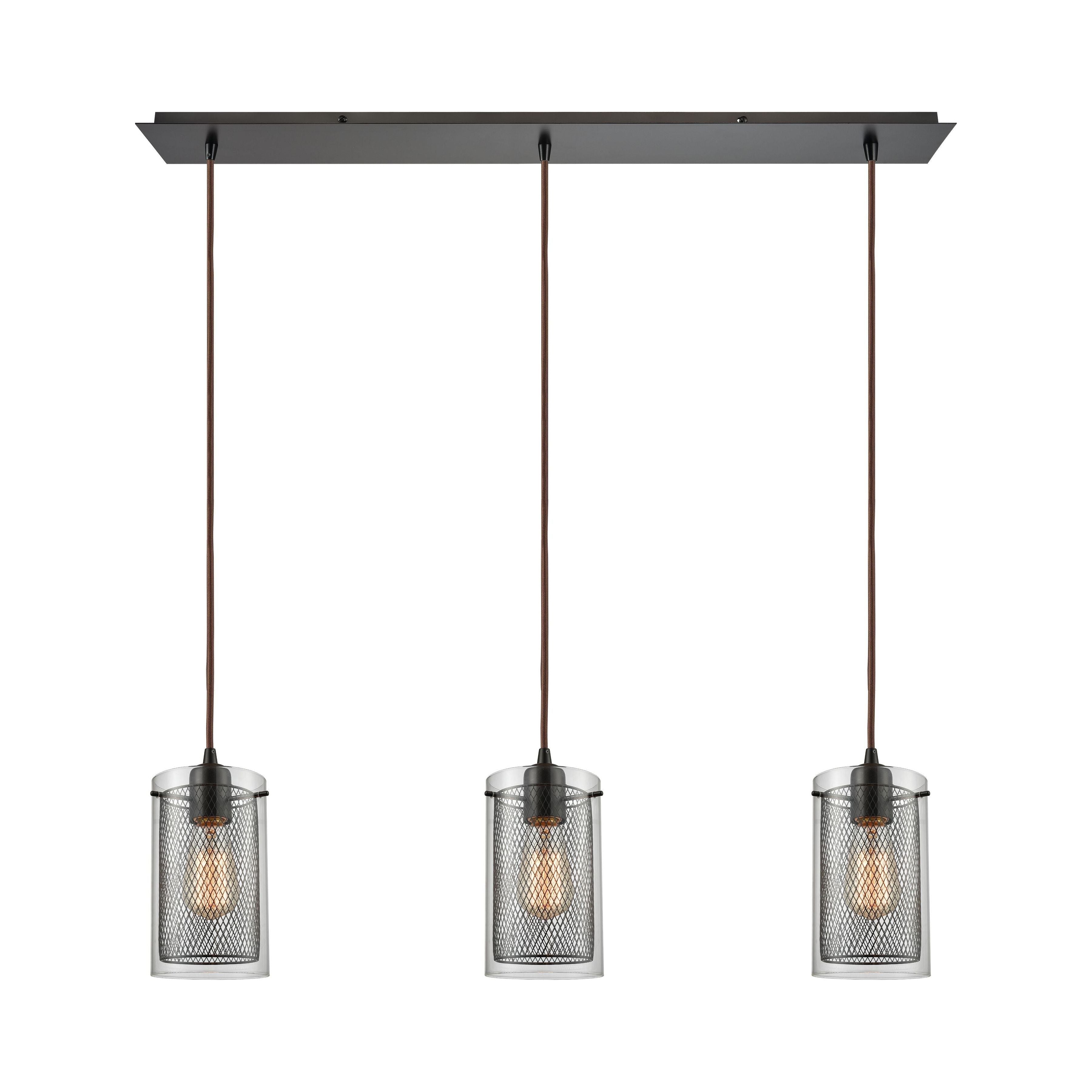 Brant 36" Wide 3-Light Pendant