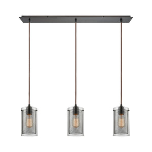 Brant 36" Wide 3-Light Pendant