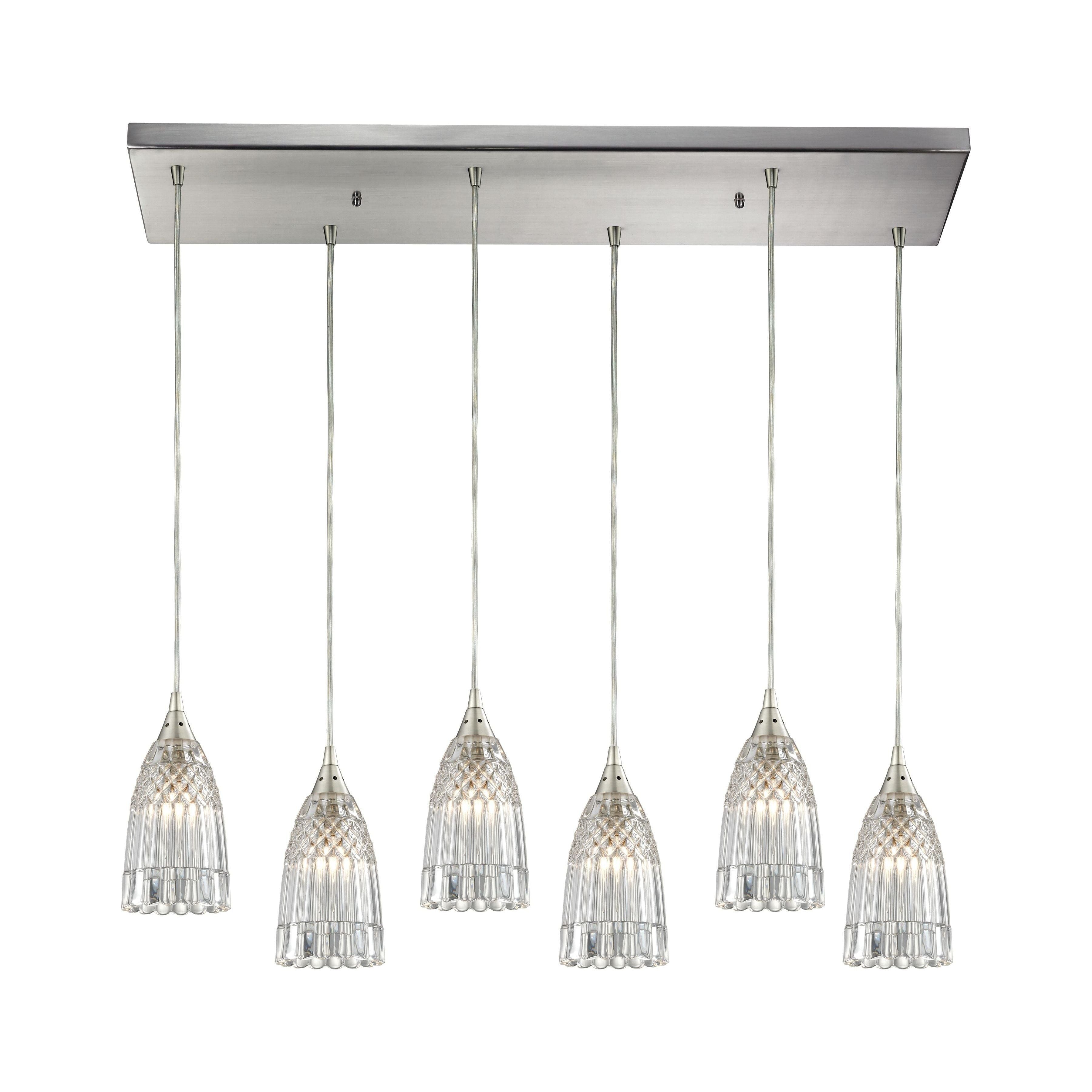 Kersey 30" Wide 6-Light Pendant