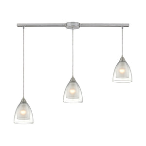 Layers 36" Wide 3-Light Pendant