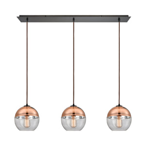 Revelo 36" Wide 3-Light Multi Pendant