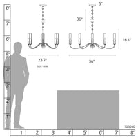 Grace 8-Arm Chandelier