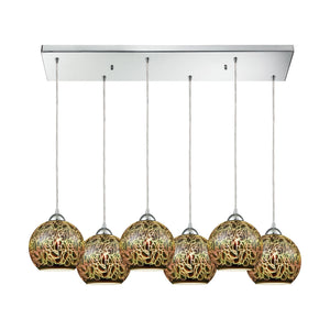 Illusions 30" Wide 6-Light Pendant