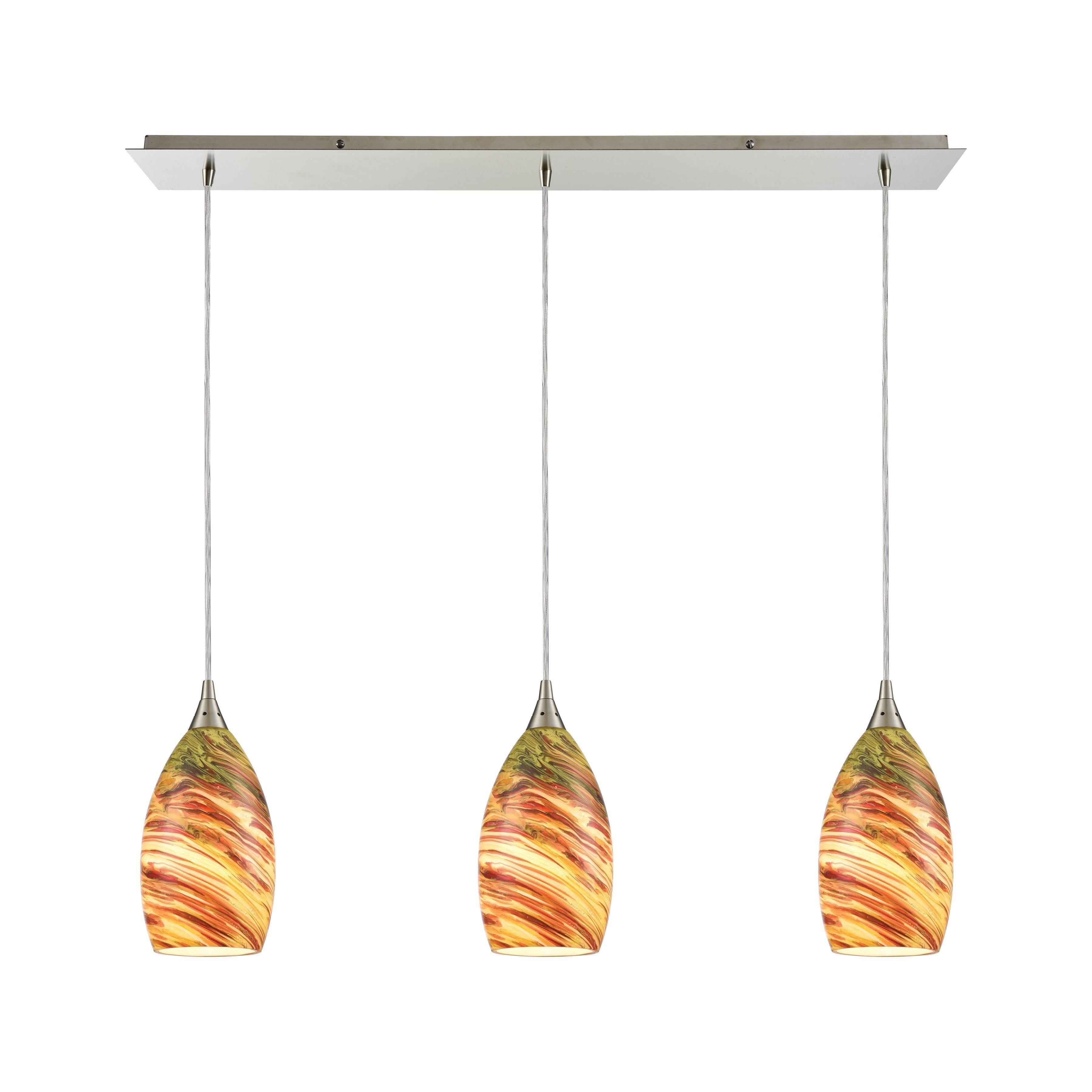 Collanino 36" Wide 3-Light Pendant