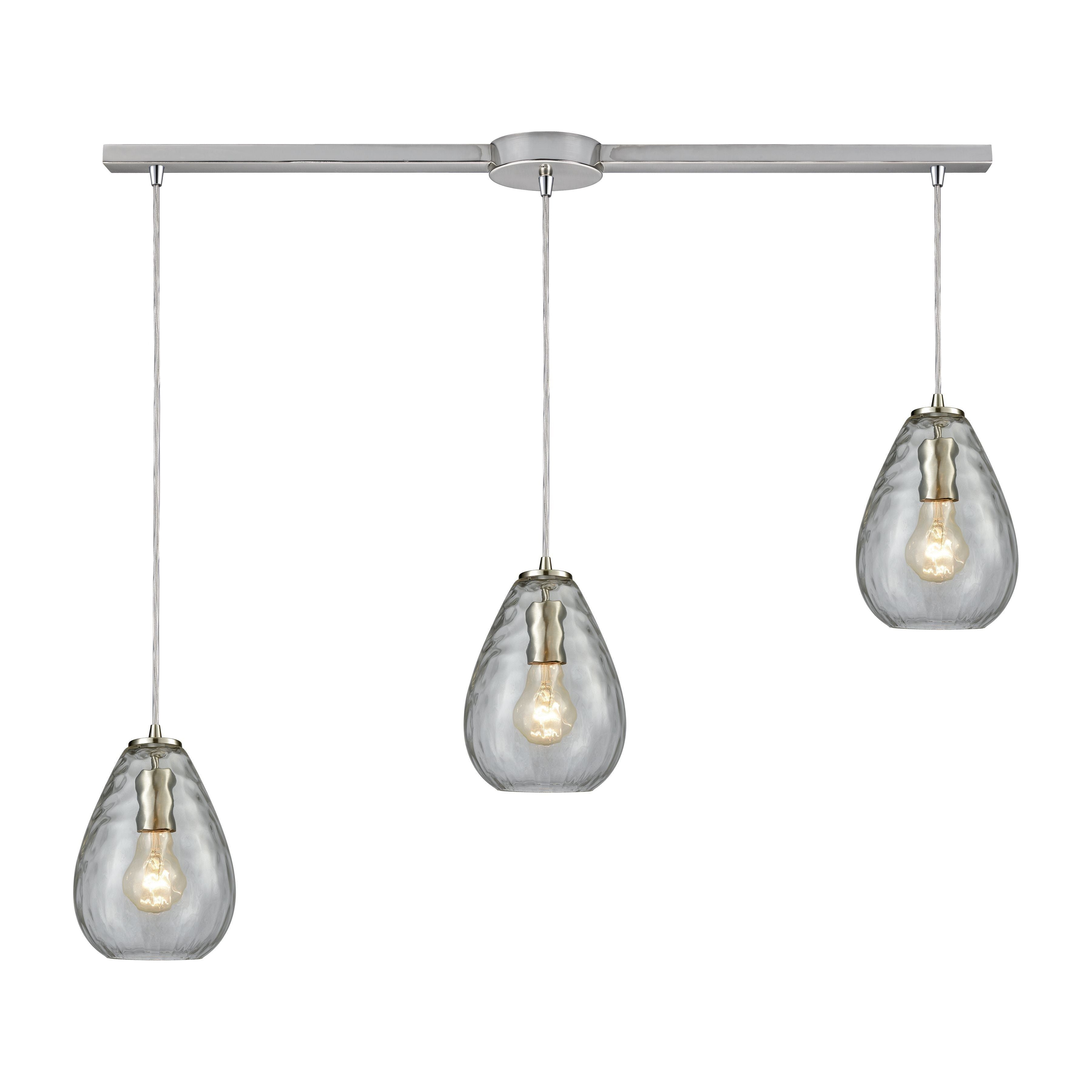 Lagoon 36" Wide 3-Light Slim Pendant