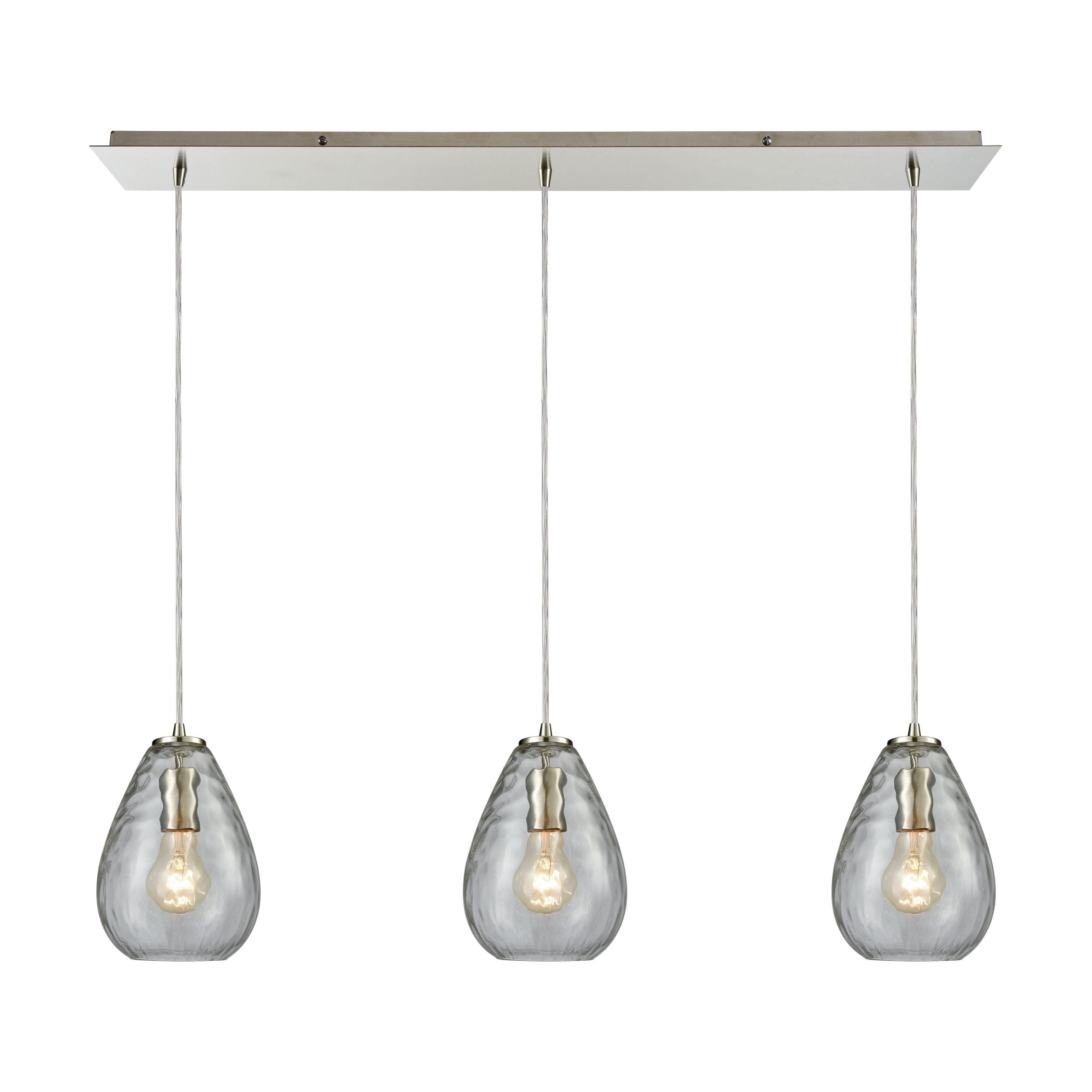 Lagoon 36" Wide 3-Light Pendant