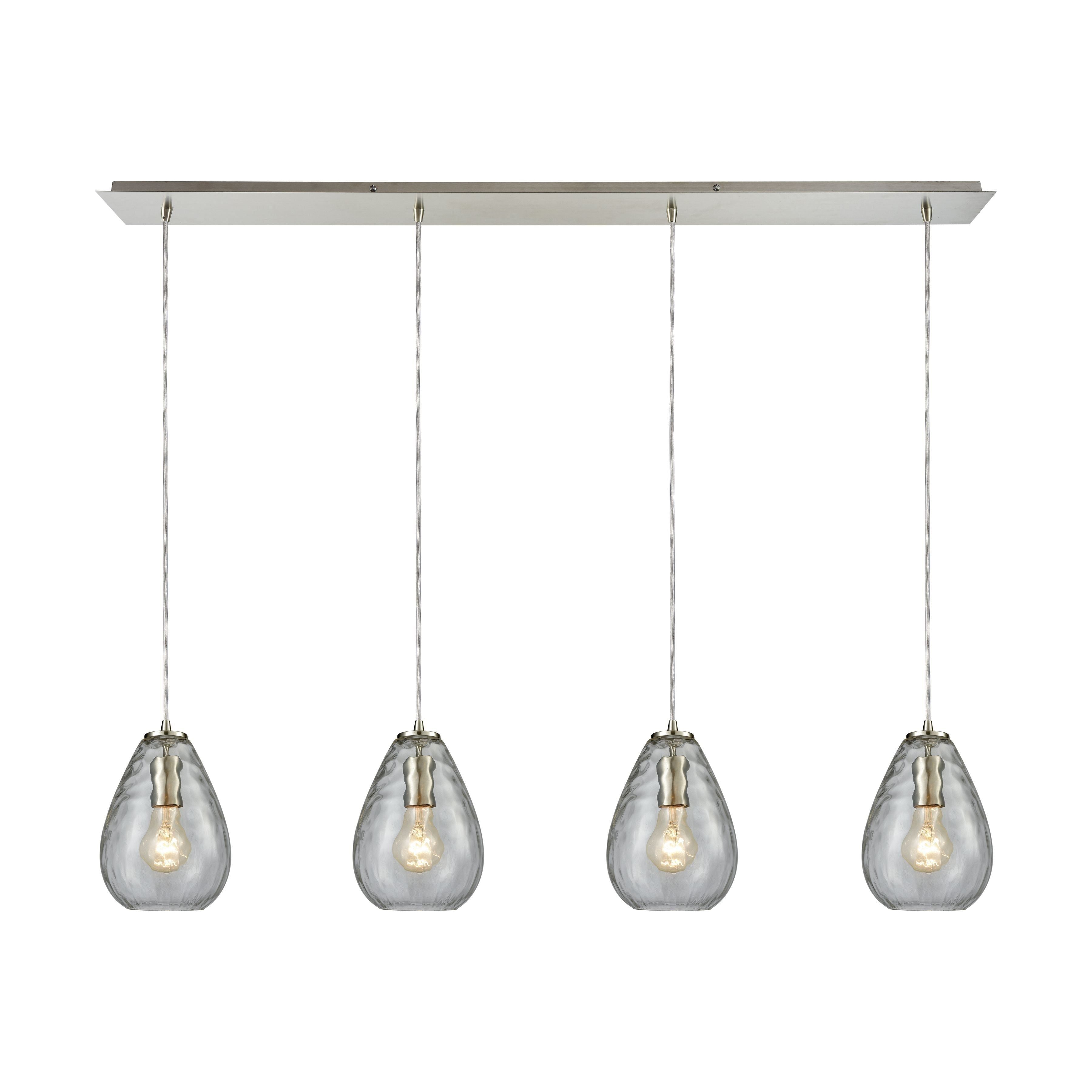 Lagoon 46" Wide 4-Light Pendant