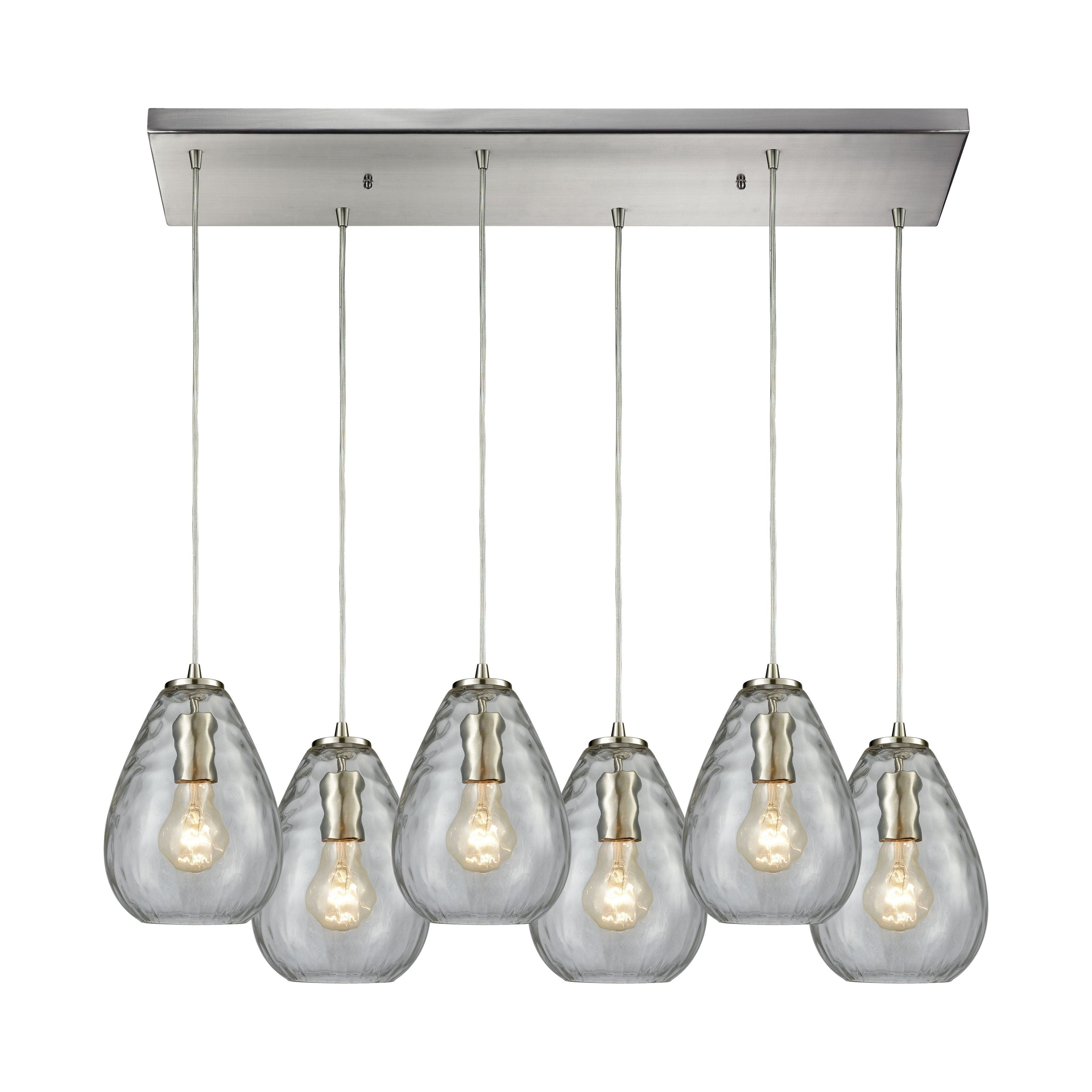 Lagoon 30" Wide 6-Light Pendant