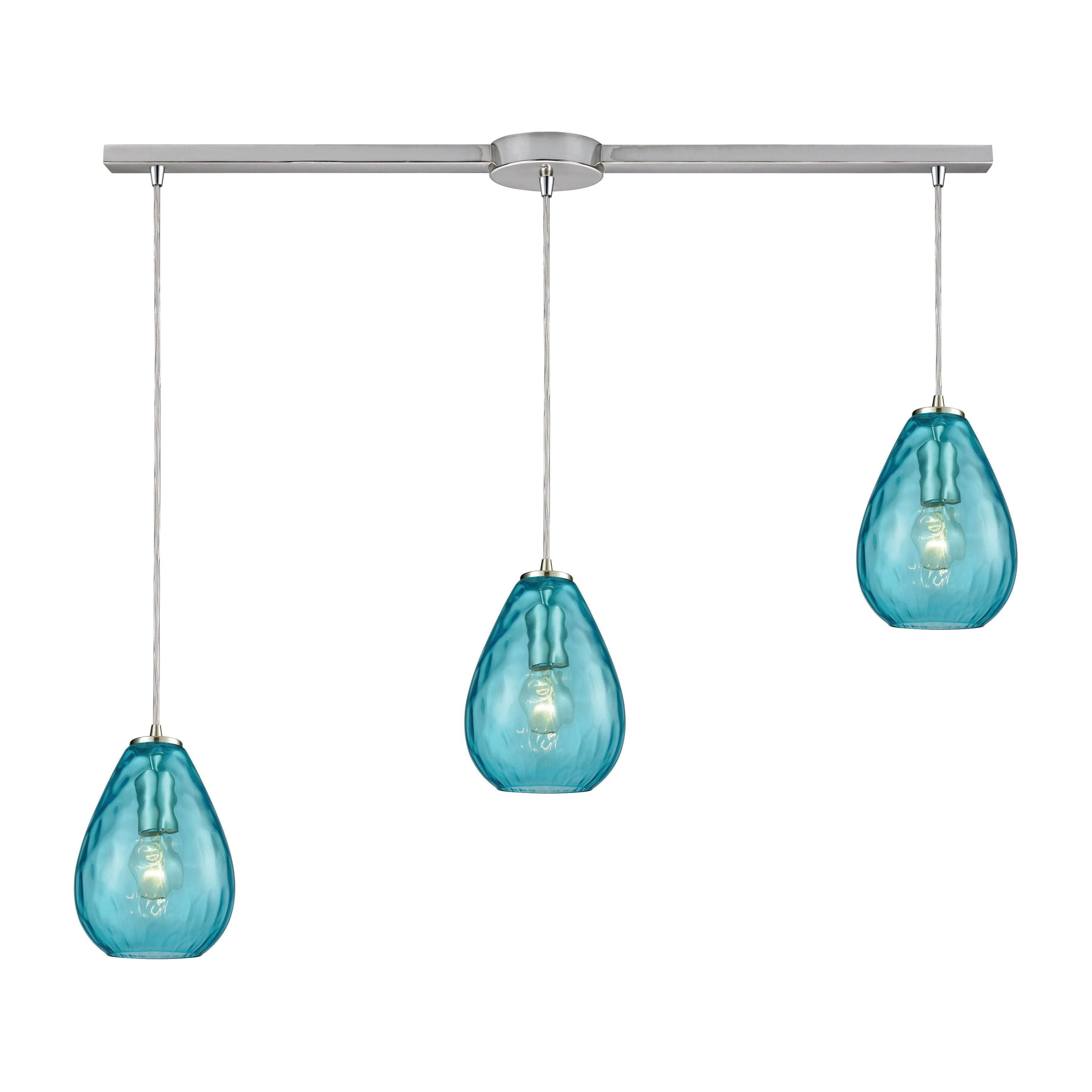 Lagoon 36" Wide 3-Light Slim Pendant