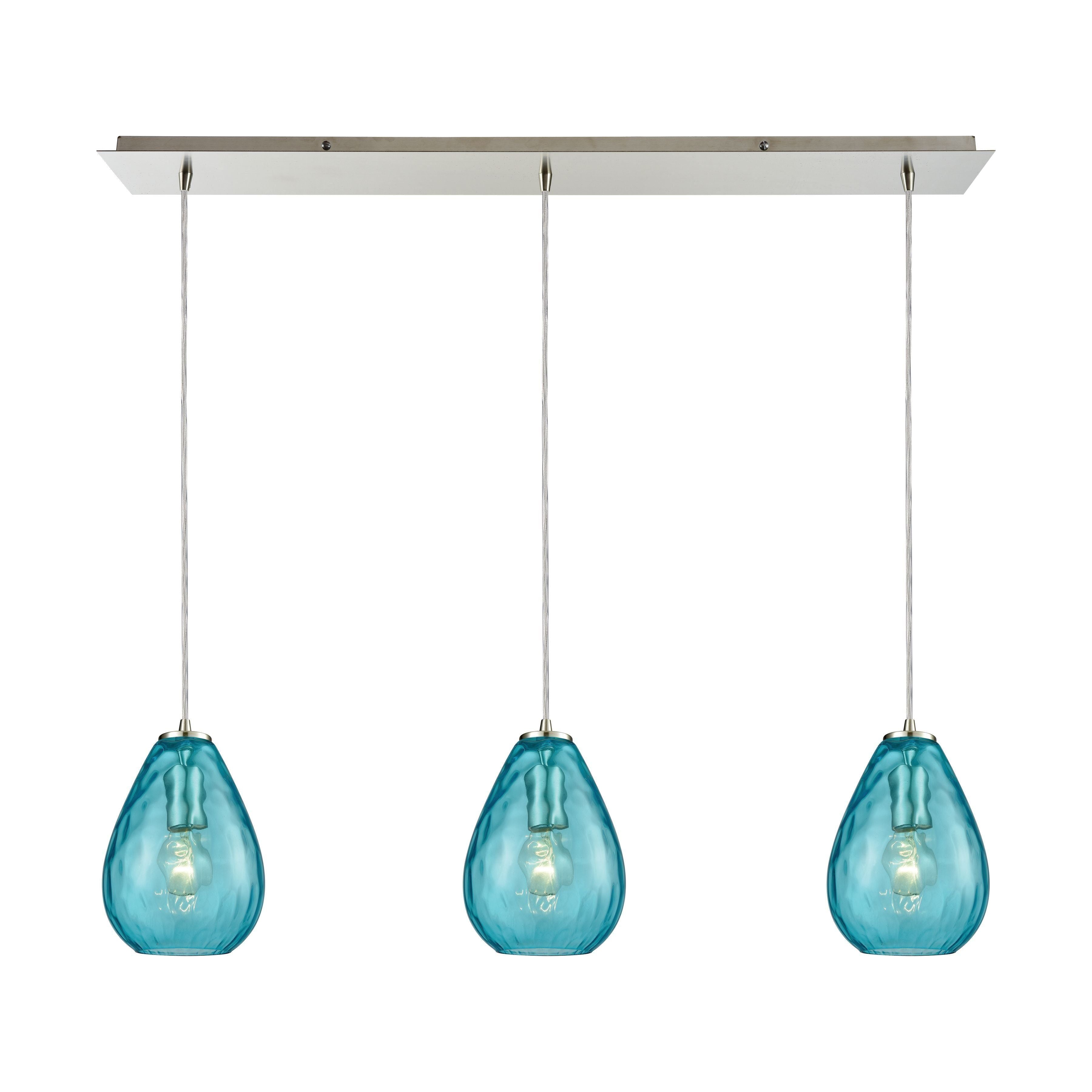 Lagoon 36" Wide 3-Light Pendant