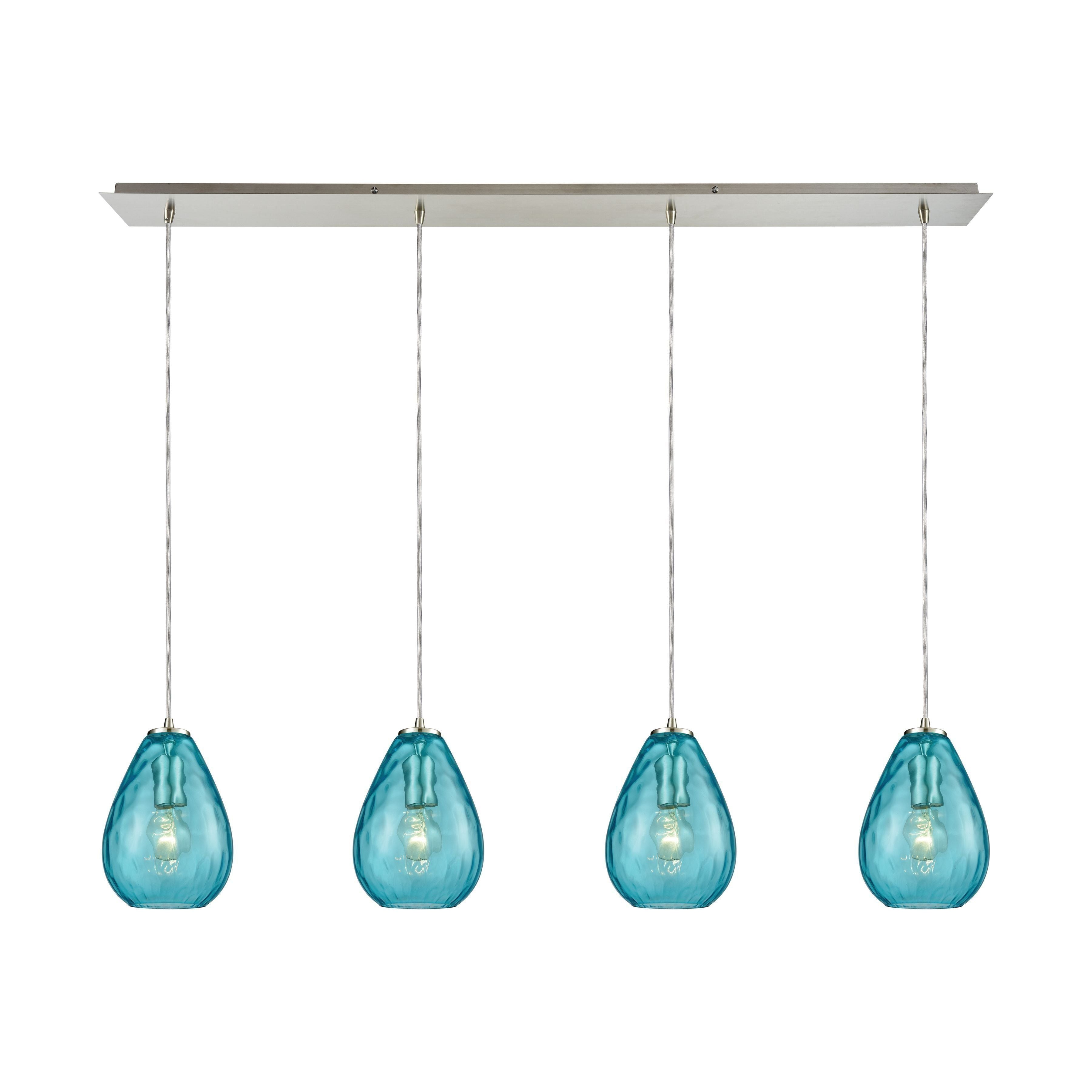 Lagoon 46" Wide 4-Light Pendant