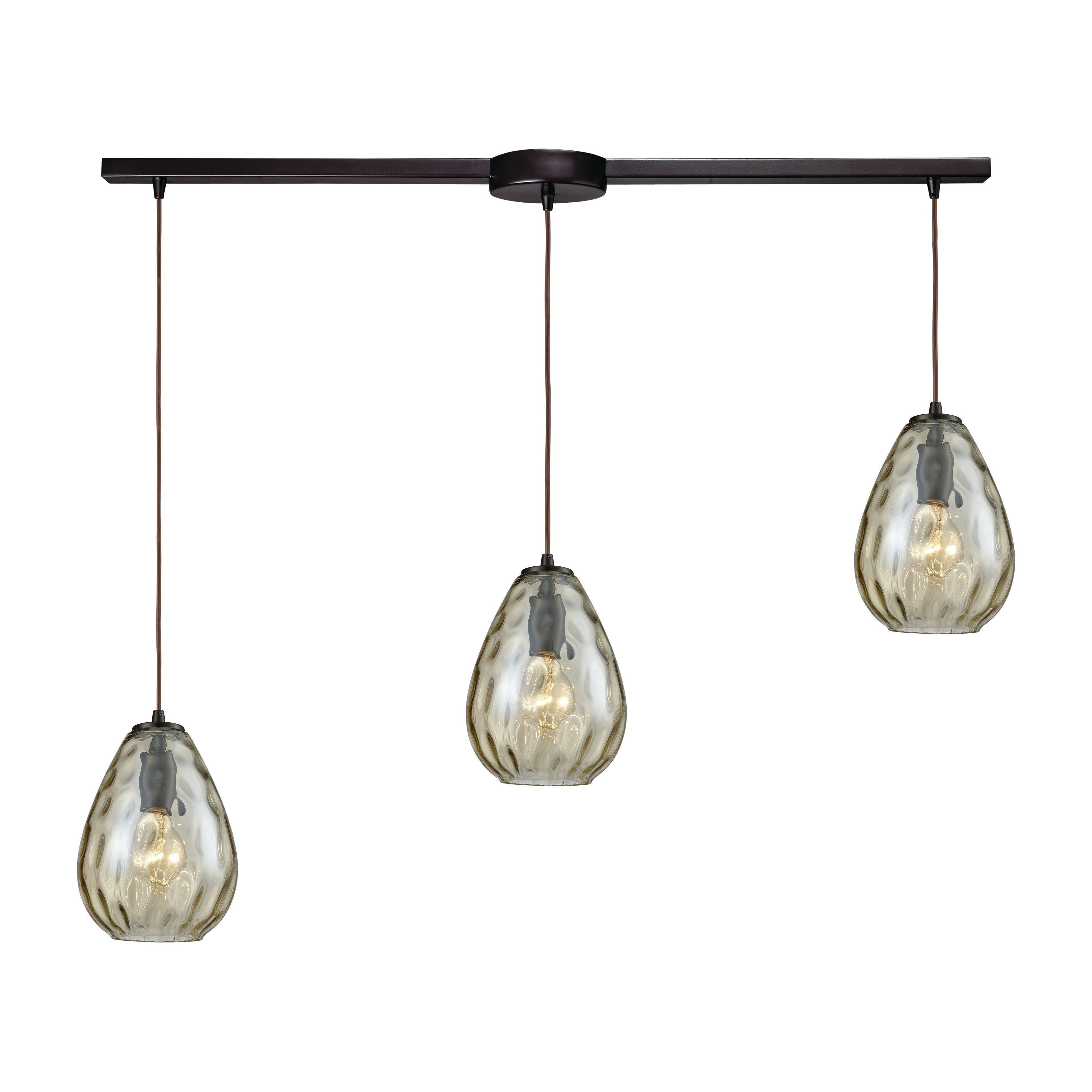 Lagoon 36" Wide 3-Light Slim Pendant